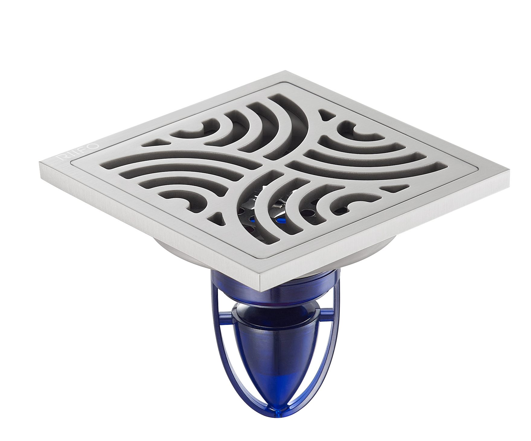 不锈钢地漏RF-79018B（镍拉丝）（磁悬浮）