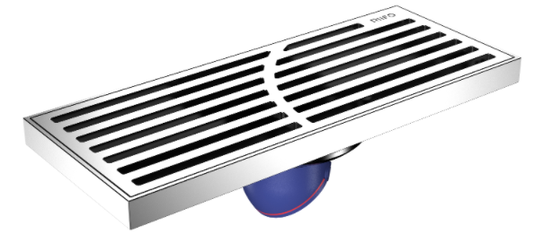 不锈钢长条淋浴地漏RF-DC3110P（200x80）